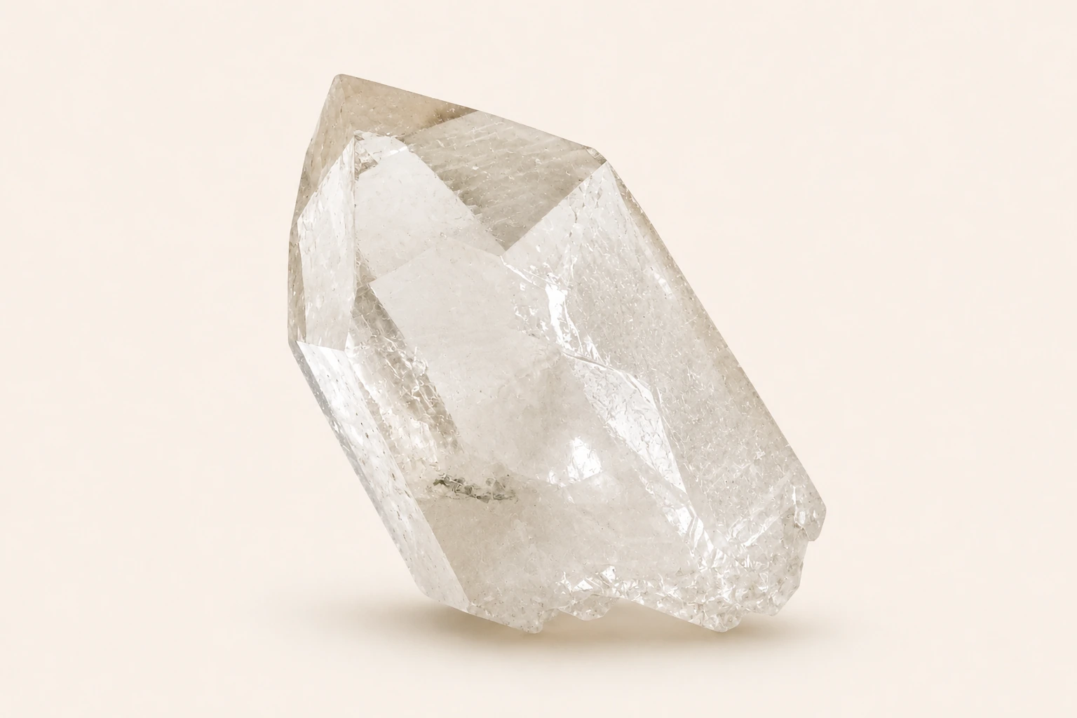 Cristal de roche naturelle en lithothérapie