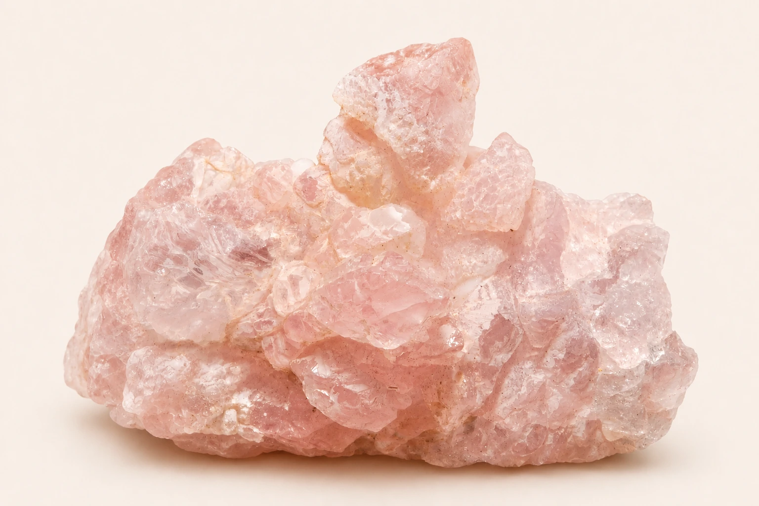 Quartz rose naturelle en lithothérapie