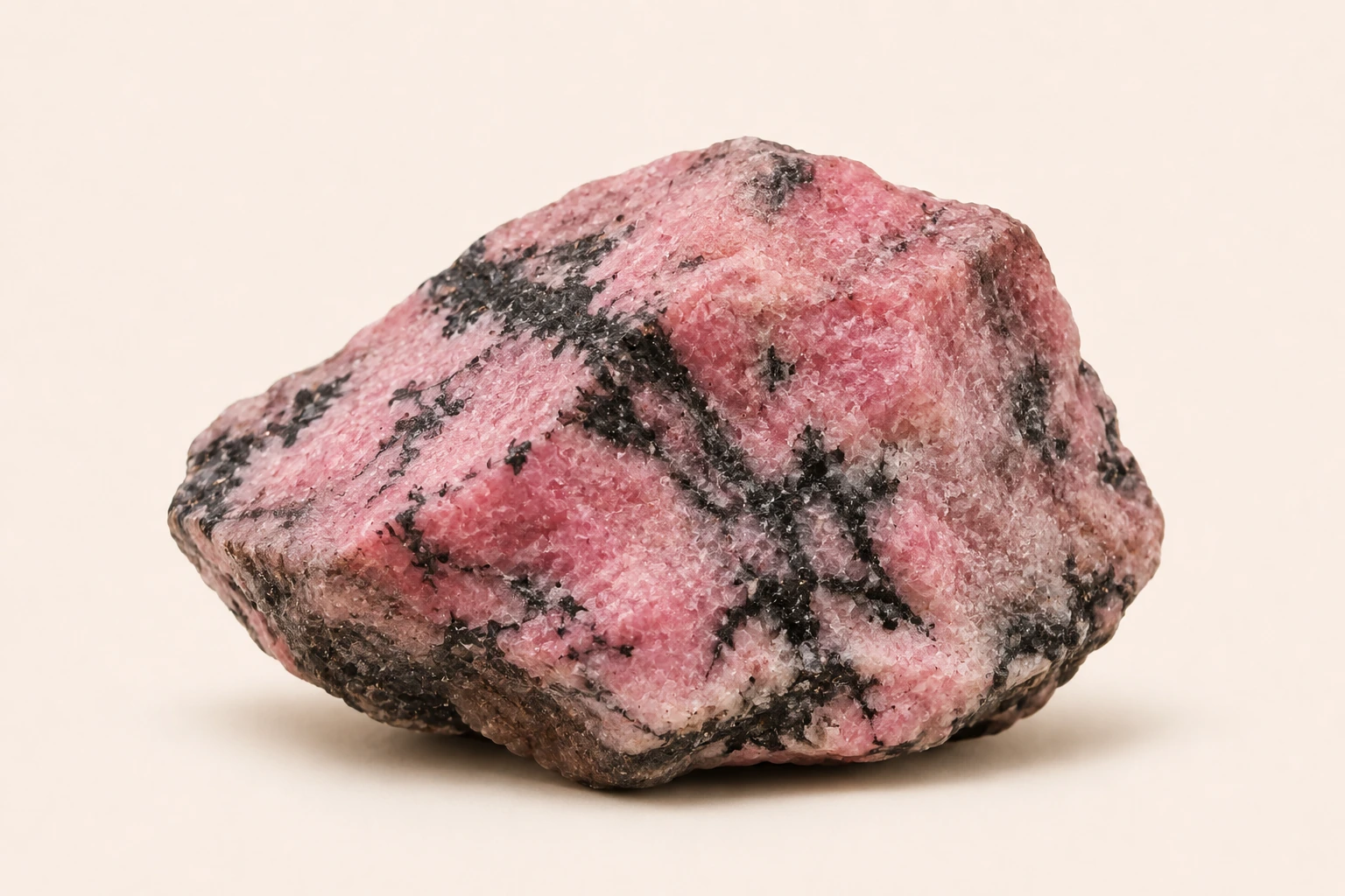 Rhodonite naturelle en lithothérapie